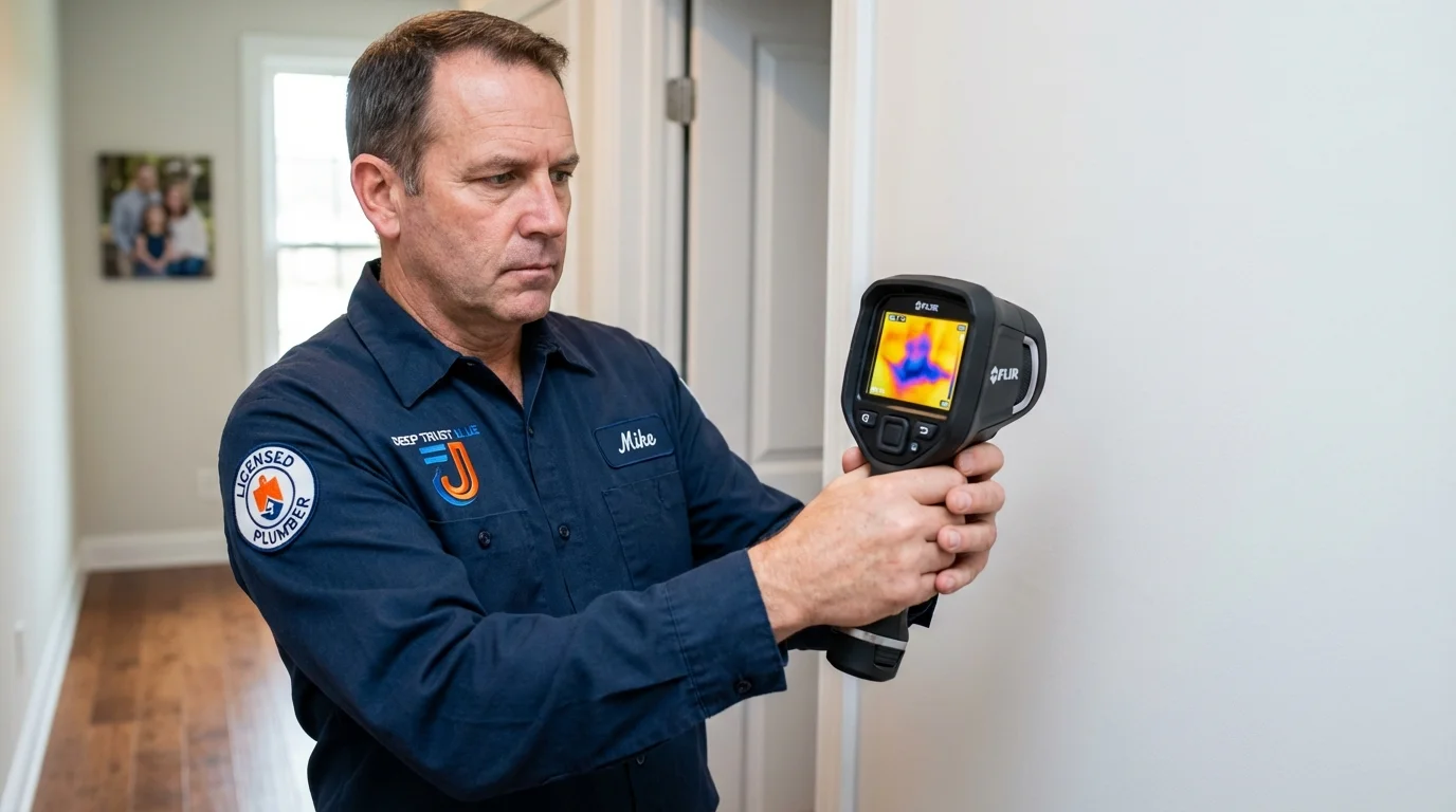 Thermal imaging leak detection by Johns Plumbing LLC in Waldport